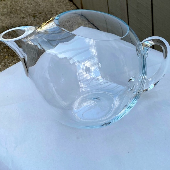 ORREFORS MINGUS CRYSTAL ICONIC PITCHER MID CENTURY BARWARE BY VICKE LINDSTRAND - Picture 2 of 11